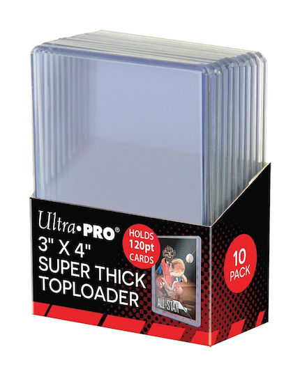 Ultra Pro Toploader Dimensiune Standard 10 Bucăți Clar
