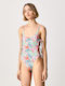 Blair Badeanzug Blumen Washed Pink