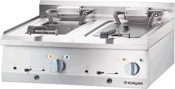 Stalgast Elektrische Fritteuse Doppel 18kW Kapazität 2x10lt 80x70x25cm Stalgast Elektrische Fritteuse Doppel 18kW Kapazität 2x10lt 80x70x25cm