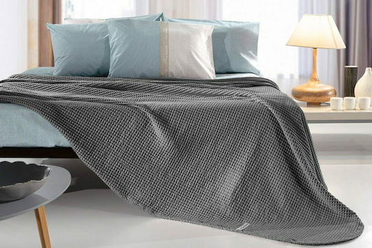 Guy Laroche Eternity Pătură Piqué Simplă 160x240 cm Antracit