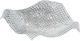 Fan Europe Rumba Ceiling Mount Light 72cm Silver with G9 Lamp Adapter with Crystals I-RUMBA-H2O-PL72
