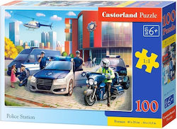 Puzzle pentru Copii Police Station pentru 6++ Ani 100buc Castorland