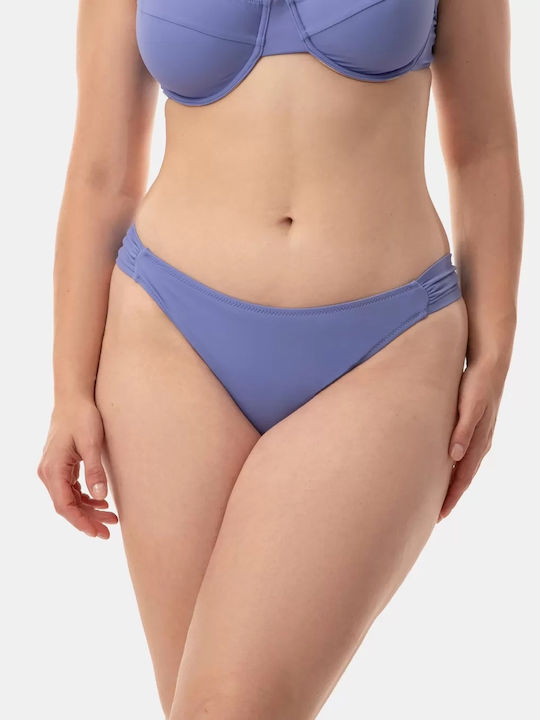 Rock Club Bikinihosen Slip Stern Blau