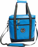 Maui & Sons Ισοθερμική Τσάντα Ώμου Soft Cooler 18 λίτρων Μπλε Μ30 x Π20 x Υ35εκ.