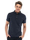 Polo Bluza Tricou Cu Mânecă Scurtă Albastru Marin