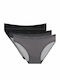 Dim Baumwolle Damen Slip 3Pack Gray