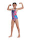 Speedo Kinder Badeanzug Einteilig Blau
