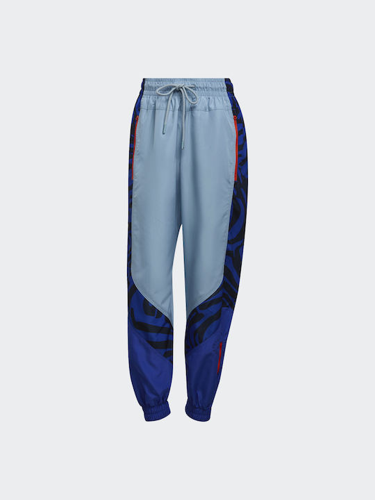X Stella McCartney Дамски Суитшърт с гума Arctic Blue/Bold Blue
