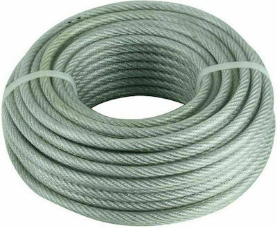 Wire Rope Πλαστικοποιημένο 3-4mmx100m