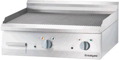 Stalgast Plată Electrică De Gătit 80x70x25cm 8.1kW Cu Placă Plană Și Cositorită