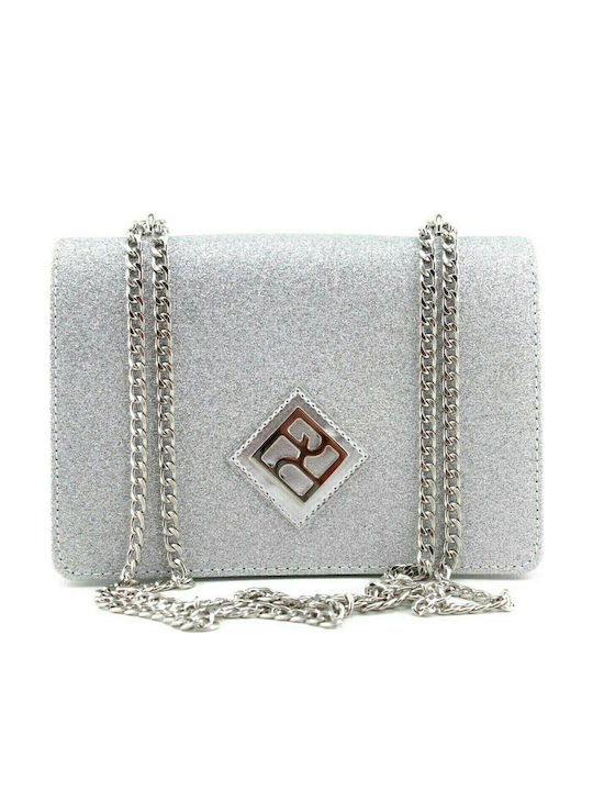 Geantă de damă Crossbody Argintie