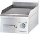 Stalgast Gewerbliche Flachgrillplatten Elektrisch 40x70x25cm 4kW mit glatter & geriffelter Platte