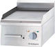 Stalgast Gewerbliche Flachgrillplatten Elektrisch 40x70x25cm 4kW mit glatter & geriffelter Platte