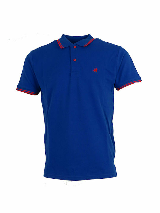 U.S. GRAND POLO USP 062 Men's Collar Shirt Royal Blue