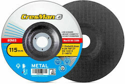 Cresman Disc de șlefuire Μetal 115mm
