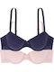 Pink/Blue Σουτιέν με Ελαφριά Ενίσχυση & Μπανέλες 2Pack