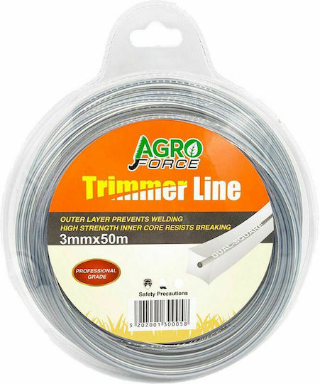 Agroforce 05711 Μεσινέζα Τετράγωνη Μήκους 30m και Πάχους 4mm