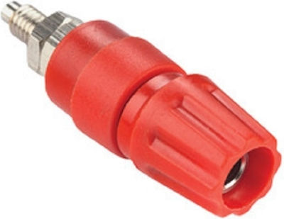 Banana Plug Contact (Panel, Insulated) Red