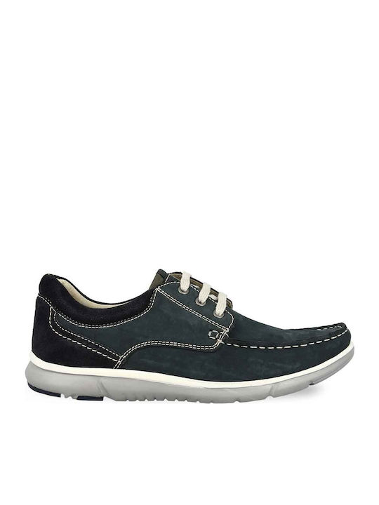 Men's Leather Moccasins Blue