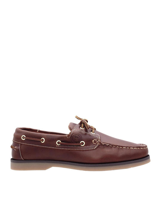 Commanchero Original Men's Leather Boat Shoes T...
