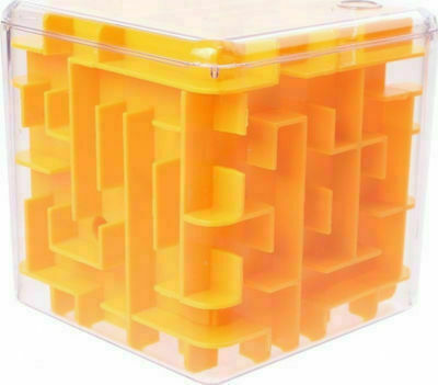 Rolling Ball Balance Plastic Maze Yellow BK025