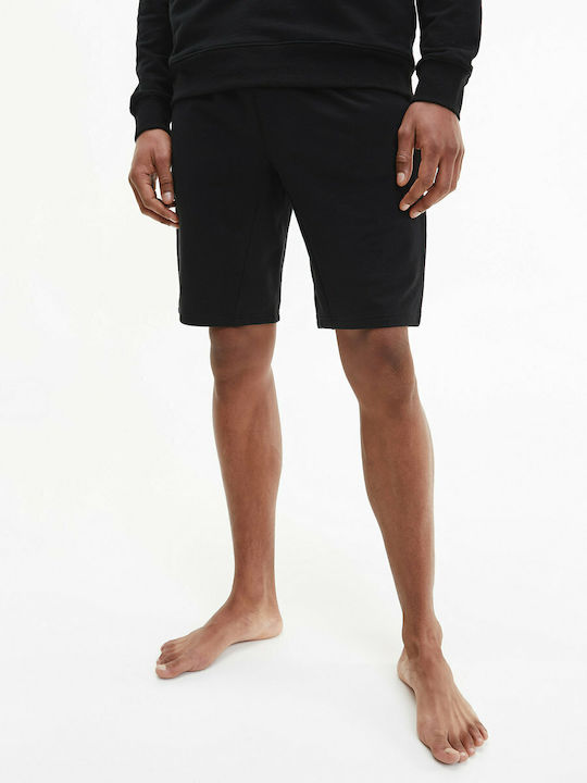 Calvin Klein Καλοκαιρινή Ανδρική Βερμούδα Πιτζάμας Βαμβακερή Μαύρη