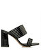 Envie Shoes Patent Leather Women's Sandals Black