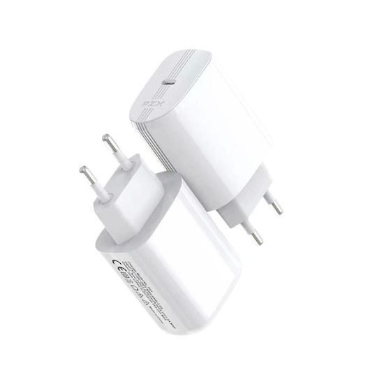 PZX Φορτιστής Χωρίς Καλώδιο με Θύρα USB-C 20W Quick Charge 5.0 Λευκός (PZX P41)