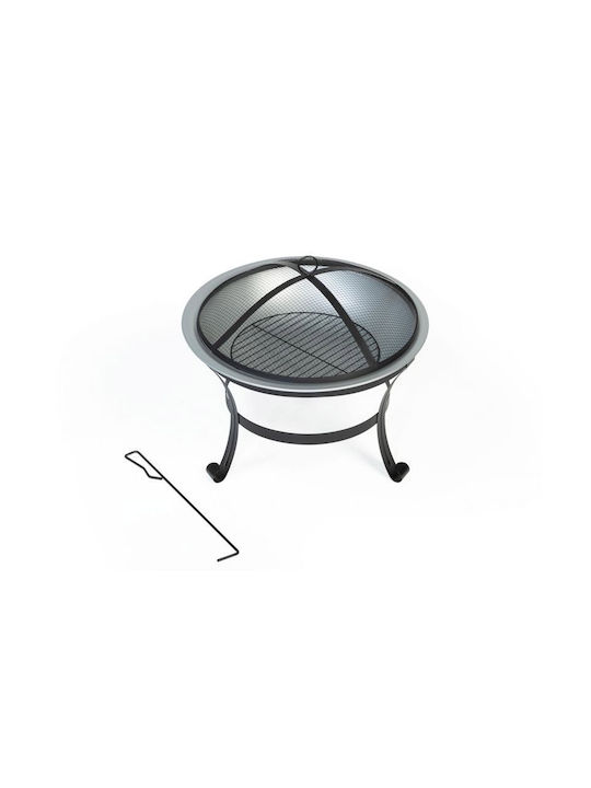 Inkazen Firepit Diego Black 58x58x45cm