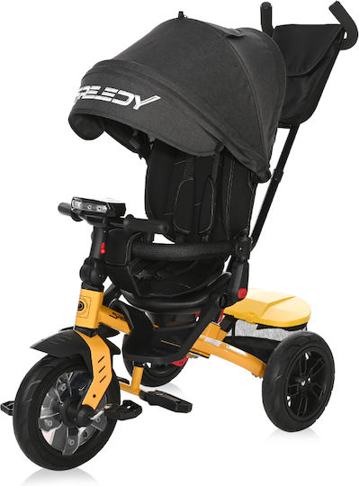 Lorelli Speedy Convertible Kids Tricycle with Parental Handle for 1-3 Years Black