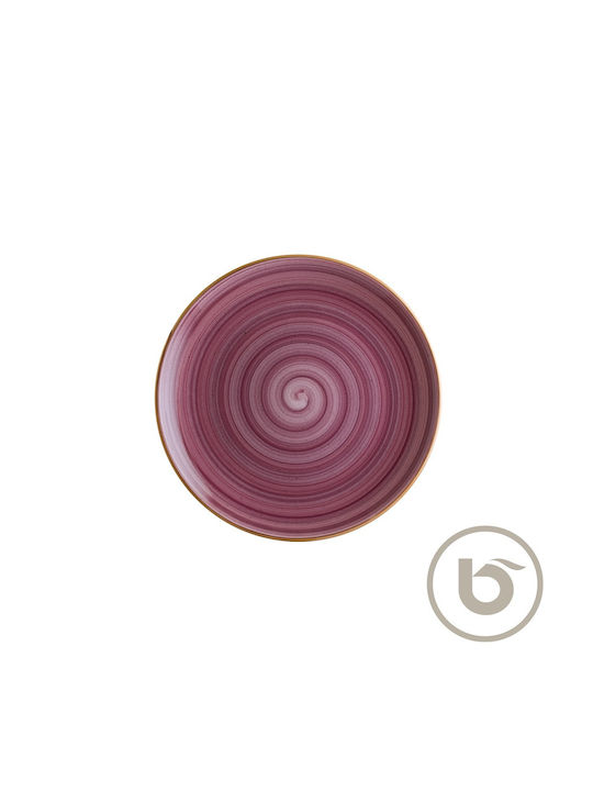 Bonna Blackberry Plate Shallow made of Porcelain Purple with Diameter 25cm 12pcs