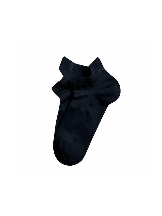 ME-WE Γυναικείες Μονόχρωμες Κάλτσες Μαύρες 2Pack