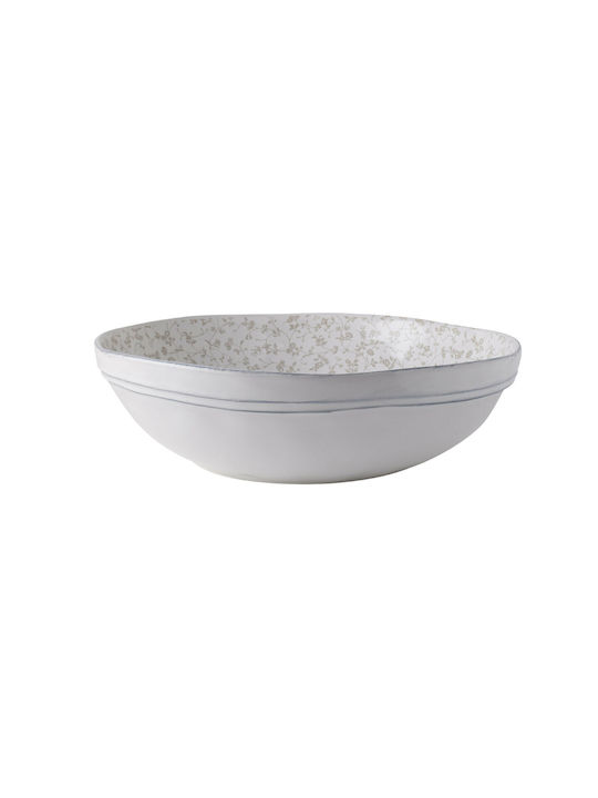 Laura Ashley Artisan Porcelain Salad Bowl White 26x26x6.5cm