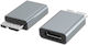 Powertech Konverter Micro-USB männlich zu USB-C weiblich Gray 1Stück PTH-067