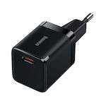 Baseus mit USB-C Anschluss 30W Stromlieferung / Schnell-Ladung 4+ Schwarz (C1 GAN3 CCGN010101)