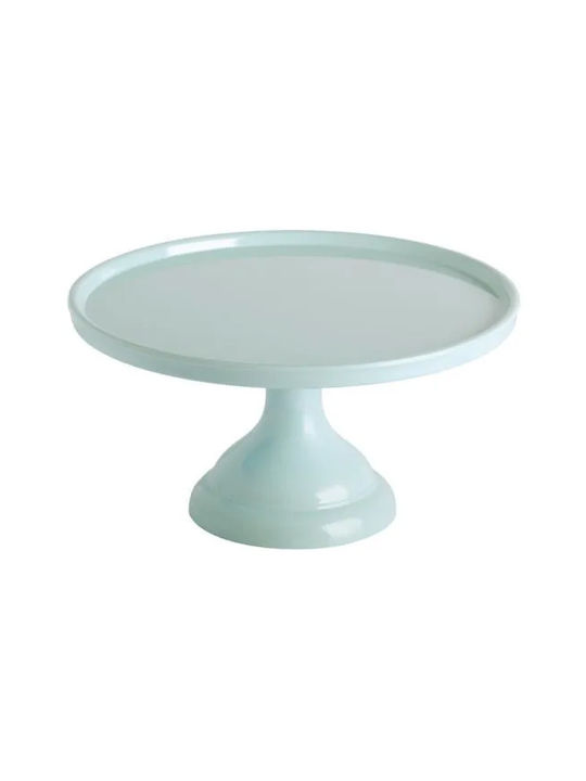 A Little Lovely Company Τουρτιέρα Πλαστική με Πόδι Μπλε 23.5x23.5x12εκ.