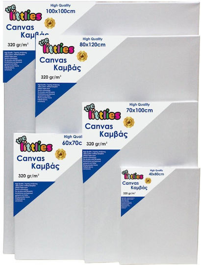 Luna Καμβάς σε Τελάρο Λευκός Ορθογώνιος 40x60εκ. 320gr/m² 1τμχ