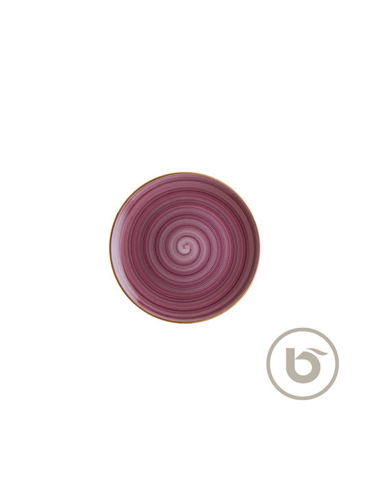 Bonna Blackberry Plate Desert made of Porcelain Purple with Diameter 21cm 12pcs