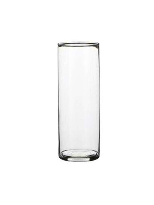 Mica Διακοσμητικό Βάζο Glas Carly Transparent 9x9x24cm 1Stück