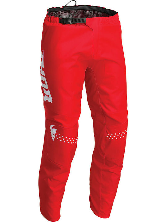 Thor MX Sector Minimal Kids Summer Motocross Pants Red