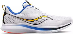 Saucony Kinvara 13 Ανδρικά Αθλητικά Παπούτσια Running Λευκά