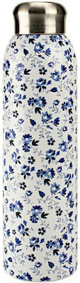 Laura Ashley Petit Fleur Bottle Thermos Stainless Steel Blue 500ml LA182921