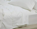 Blanc de Blanc MK Solid Hotel Sheet White Queen Size 220x260cm 100% Cotton 1pcs