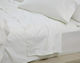 Blanc de Blanc MK Solid Hotel Sheet White Semi-...