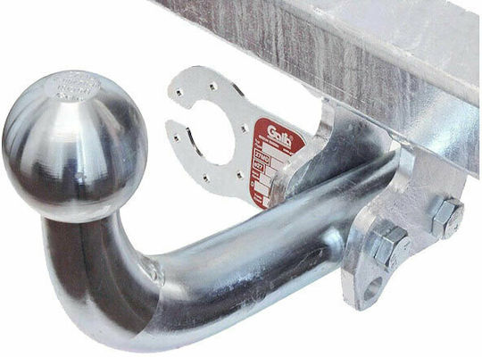 Galia Tow Hook Car Renault Kangoo I Van 1997 with Bolts Maximum Towing Weight 1350kg with Screws