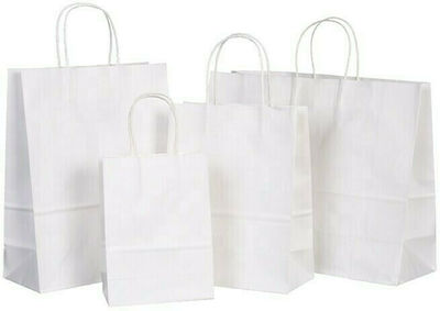 Paper bag 16x8x21cm White 25pcs.