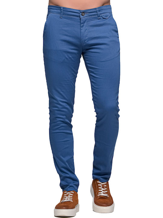 Ben Tailor Pantaloni Chino Albastru deschis