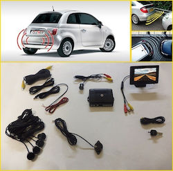 Clever Car Parking System with Camera / Screen / Buzzer and 4 Sensors 2.2mm in Black Colour 500172