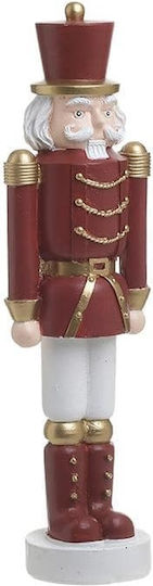 Inart Nutcracker de Crăciun din Polirosină Înălțime 30cm.