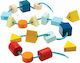 Plan Toys Παιχνίδι με Κορδόνια Χάντρες - Γεωμετ...